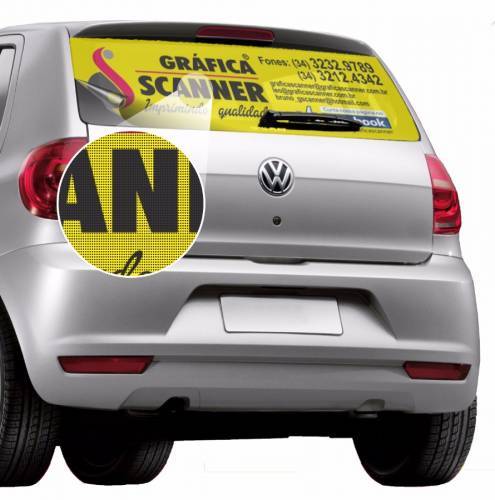 Adesivos Perfurados Seethru